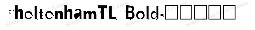 CheltenhamTL Bold字体转换